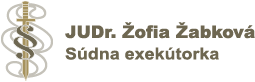 Exekútorský úrad v Žiari nad Hronom - súdna exekútorka JUDr. Žofia Žabková